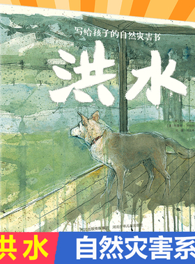 写给孩子的自然灾害书-洪水 火灾干旱飓风精装硬壳 绘本3-4-5-6周岁幼儿园宝宝早教启蒙绘本图画故事书籍亲子共读暴雨天气变化自然