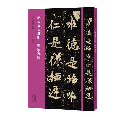 张猛龙碑(原大放大对照)/书法入门必学碑帖 博库网