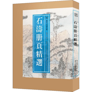 【8开单片盒装】石涛册页精选 精選石濤所繪册頁小品全110幅石涛山水画集画册高清临摹范本花卉人物画 国画大师作品集历代名绘真赏