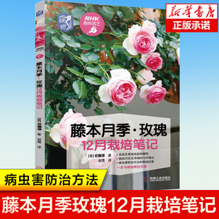 种植技术 图书 经典 盆栽 阳台花园养花基本知识 养花 玫瑰12月栽培笔记 藤本月季 NHK趣味园艺 养花技巧 庭园 病虫害防治教程书籍