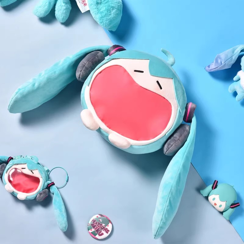 BEMOE 初音未来 可爱体UWA系列 软乎乎笑容 毛绒小痛包初音未来