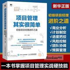 项目管理其实很简单 初级项目经理进阶之道 项目管理书籍 PMP项目管理知识体系指南 项目管理参考书 一本书掌握项目管理实战硬技能