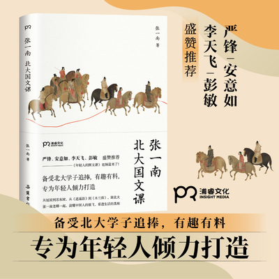 张一南北大国文课  《年轻人的国文课》姐妹篇，严锋、安意如、李天飞、彭敏盛赞 博库网
