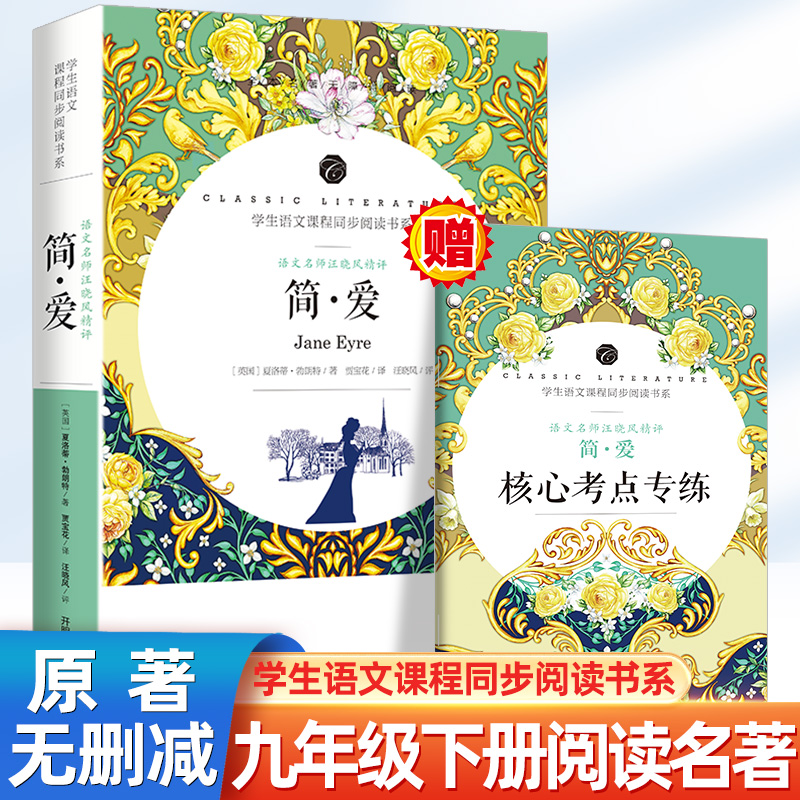简爱书籍正版原著九年级下册必读