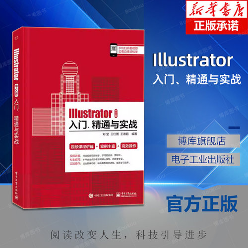 Illustrator 中文版入门、精通与实战 刘莹,王红蕾,王德超 Illustrator软件教程 图像图形处理插画绘制海报制作设计书