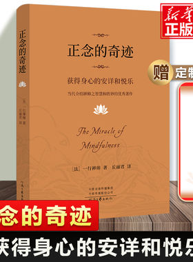【精装版】正念的奇迹：获得身心的安详和悦乐 一行神师 著 丘丽君 译 当代介绍禅修之智慧和胜妙的著作 河南文艺出版社