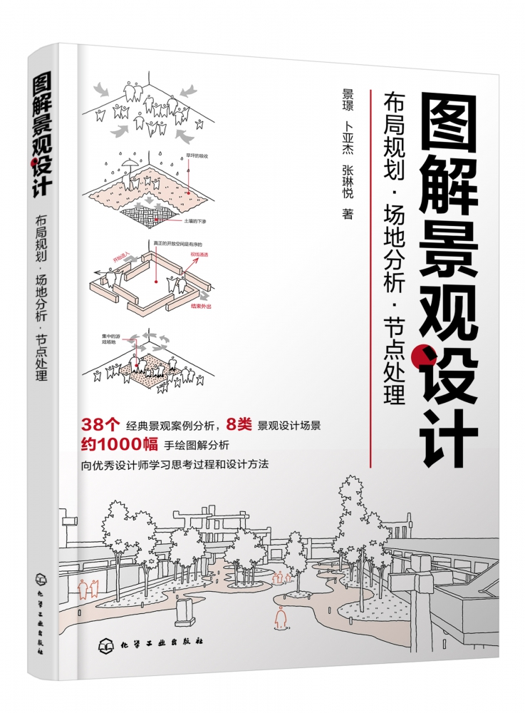 图解景观设计 布局规划场地分析节点处理 图解景观设计 景观设计案例分析 手绘图解 经典景观项目设计思路解析 风景园林设计要素