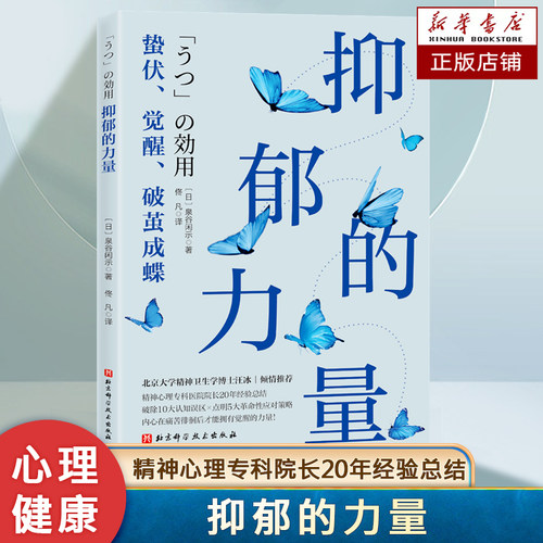 抑郁的力量 20年经验心理精神专科医生的心理疗愈 心理自助指南 抑郁症治疗 抑郁症治疗方法 心理障碍 心理健康书籍