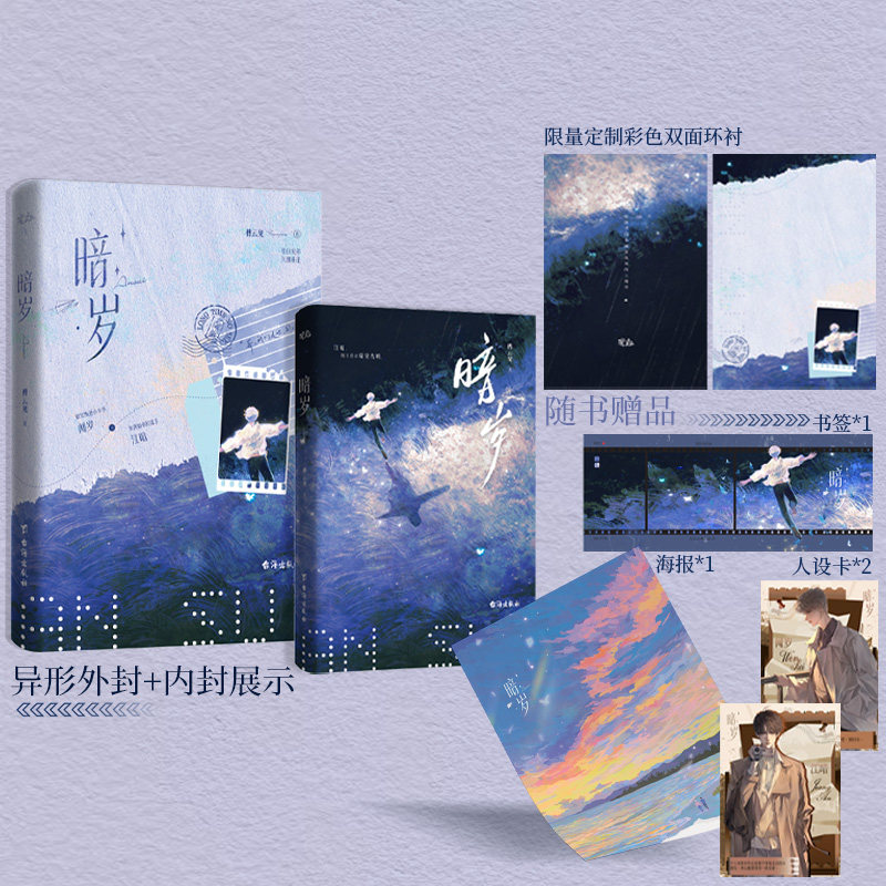 暗岁 傅云见 著 双向救赎之作 银发叛逆小少爷闻岁VS厌世脸弟控选手江暗 校园励志青春文学小说