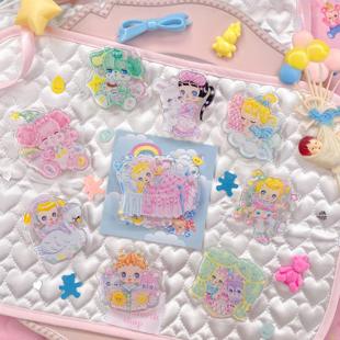 絮小饼only 饰 two原创好梦柔软童趣气囊手机支架可爱手机装