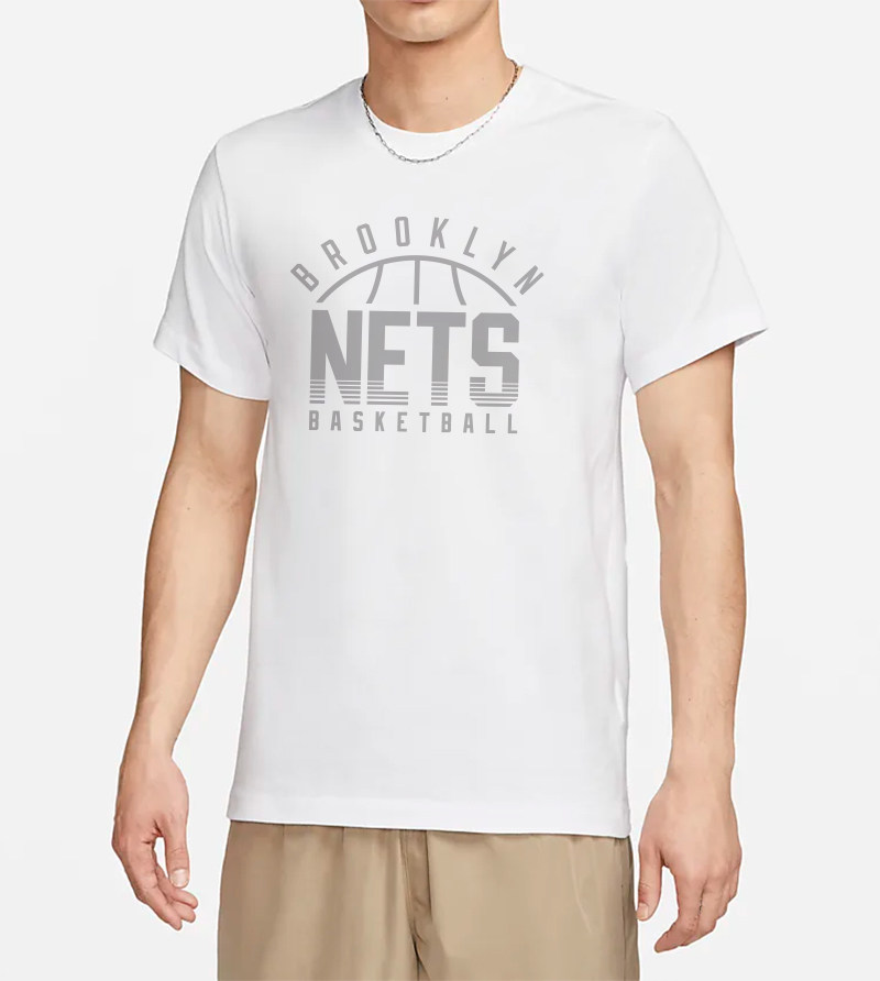 夏季新款布鲁克林篮网队11号欧文男圆领短袖篮球训练运动透气t恤