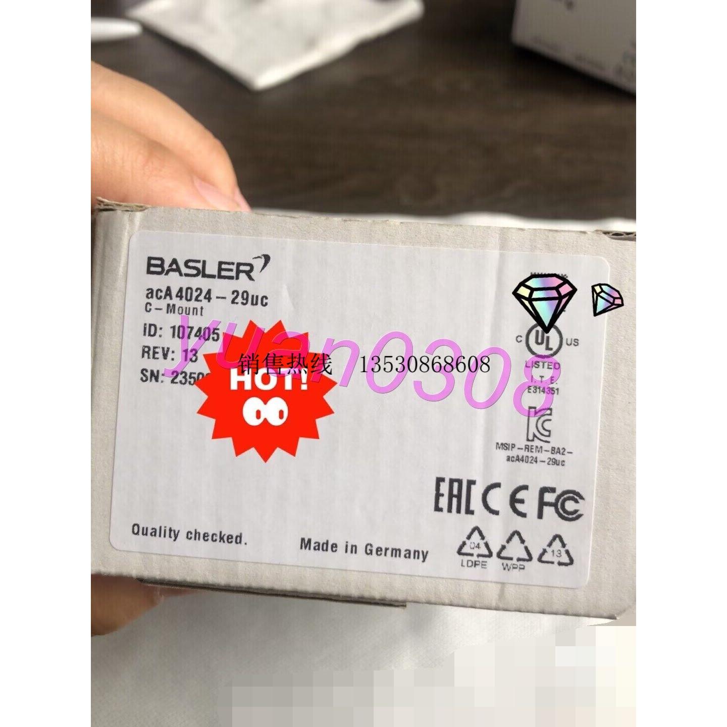 原装供应BASLER acA4024-29uc工业相机