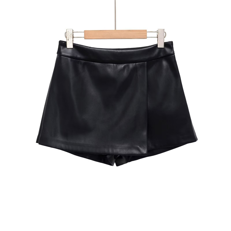 跨境欧美女装速卖通爆款皮开叉半