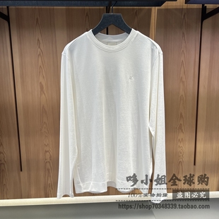 Jeans25秋季 长袖 新款 刺绣纯棉打底衫 T恤 男士 4LD202G国内CK