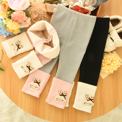 2025新款女童加绒打底裤