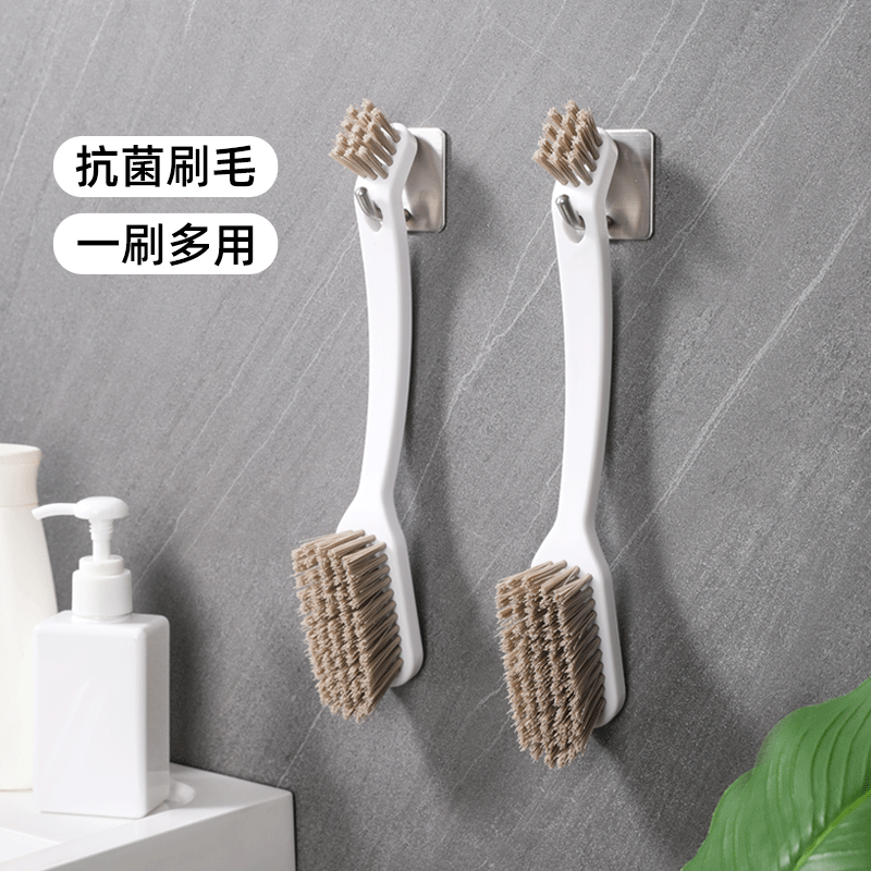 美丽雅鞋刷双头软毛刷鞋家用洗鞋刷子洗衣刷子多功能无死角清洁刷