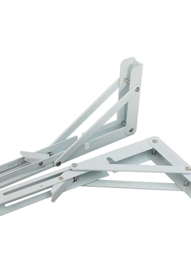 加厚三角折叠支架白色层板三角托架 墙壁固定支撑架 比利三角支架