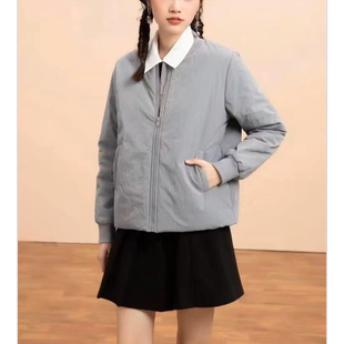 捡大漏 女士秋冬加厚加棉棒球领百搭棉衣棉服 值到哭啊