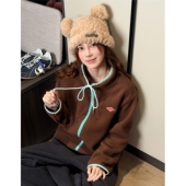 生哥家 保暖加厚摇粒绒拉链外套 美拉德色系 捡漏 超有氛围感