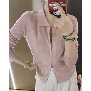 满分高货 开衫 300 女士设计感天丝羊毛针织衫 毛衣 撤柜 生哥家