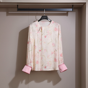 生哥家 线下高定货！柜400+女士质感丝缎气质新中式国风旗袍上衣