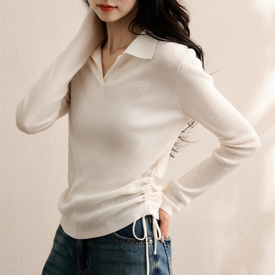 生哥家 仅56件！超软绵羊毛混纺！女士气质显瘦小蛮腰针织衫毛衣
