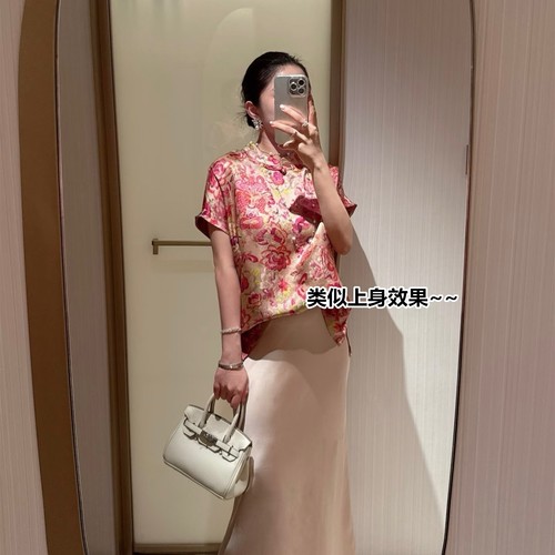 生哥家 半卖半送！超值！女士新中式国风旗袍款短袖上衣