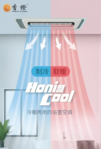 浴室专用冷暖空调嵌入式专用隐藏一体机家用厨房专用空调无外机