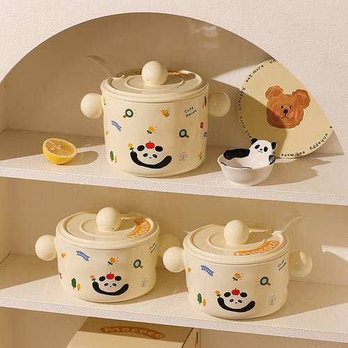 猪油罐高颜值辣椒油专用罐釉下彩