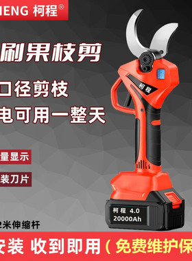 电动修枝剪充电式剪刀果树电剪神器多功能家用树枝剪子大功率手持