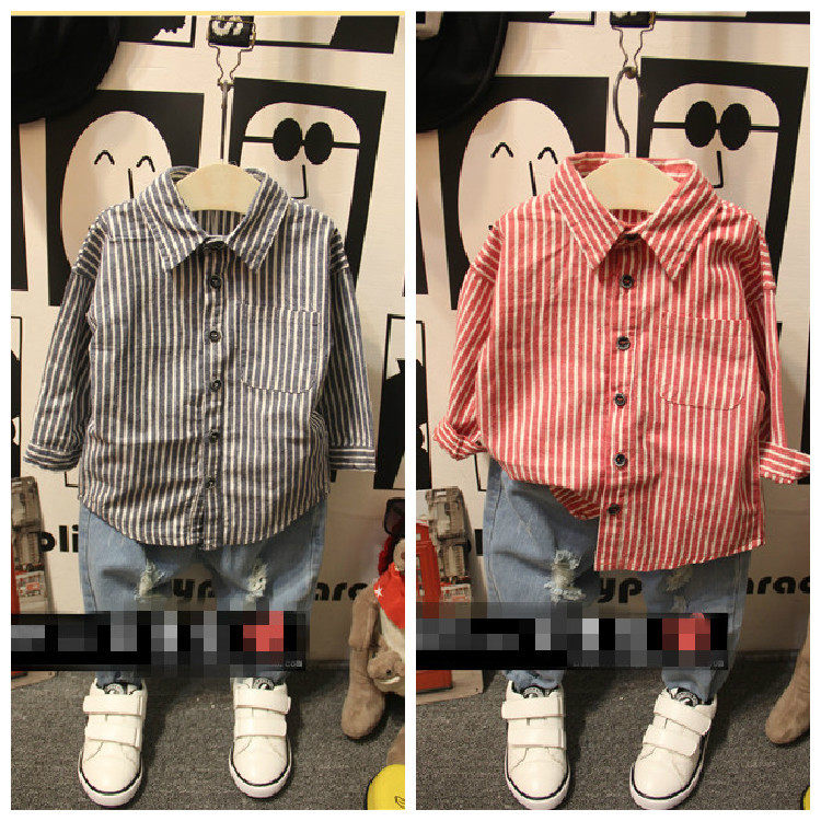 Chemise garcon à manche longue - Ref 2074715 Image 1