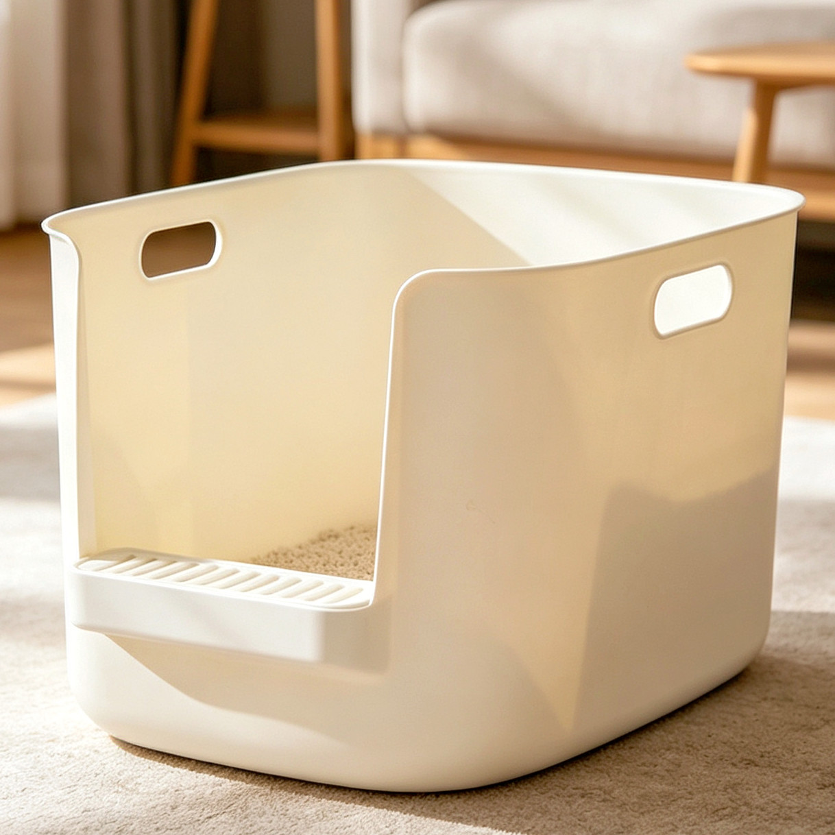 猫砂盆超大号防外溅小猫防带砂猫屎尿盆猫沙盆巨无霸加高猫咪厕所