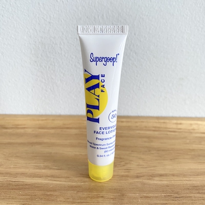美国Supergoop! play face面部日常每日清透防晒霜SPF50小样10ml