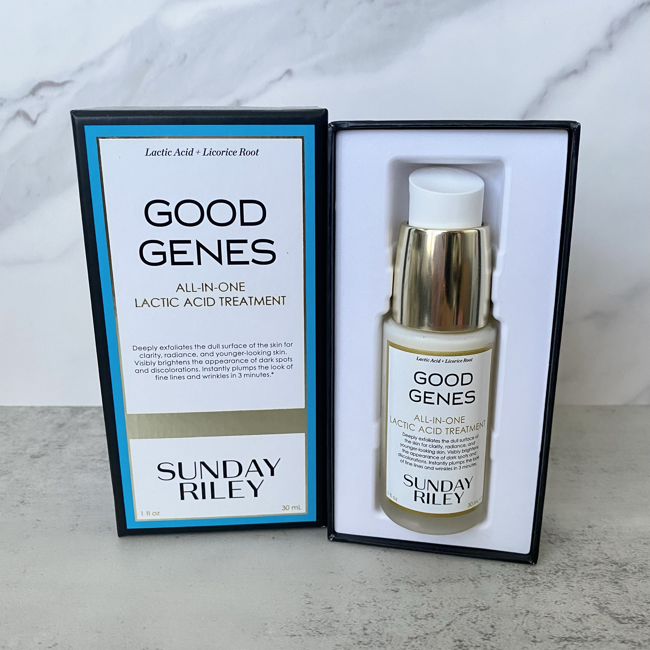 美国Sunday Riley好基因Good Genes全效精华祛痘消闭口 30ml/5ml