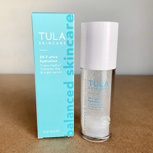 现货！美国Tula skincare图拉 24-7全天候超保湿日晚精华30ml/7ml