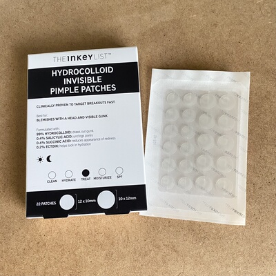 The INKEY List Hydrocolloid Invisible隐形水凝胶痘痘贴22贴