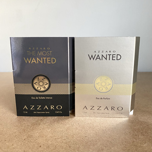 美国Azzaro阿莎罗Most Wanted头号通缉令男士香水1.2ml小样铬元素