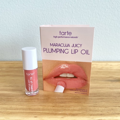 tarte maracuja juicy Plumping lip oil百香果保湿唇油0.5ml小样