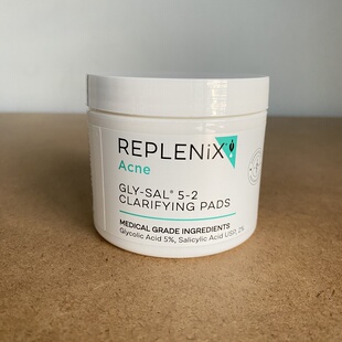 Replenix水杨酸果酸焕肤去角质棉片60片装 美国Topix 现货