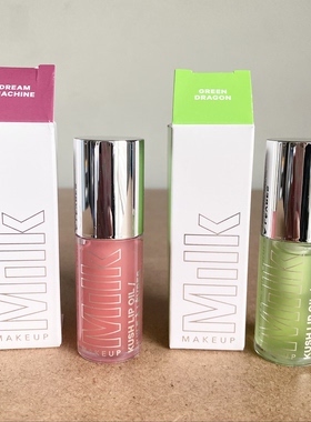 现货！Milk Makeup Kush保湿透明有色唇油 滋润唇釉Green Dragon