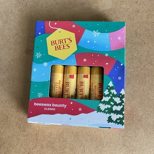 现货！美国burts bees小蜜蜂 经典天然薄荷蜂蜡润唇膏4.25g