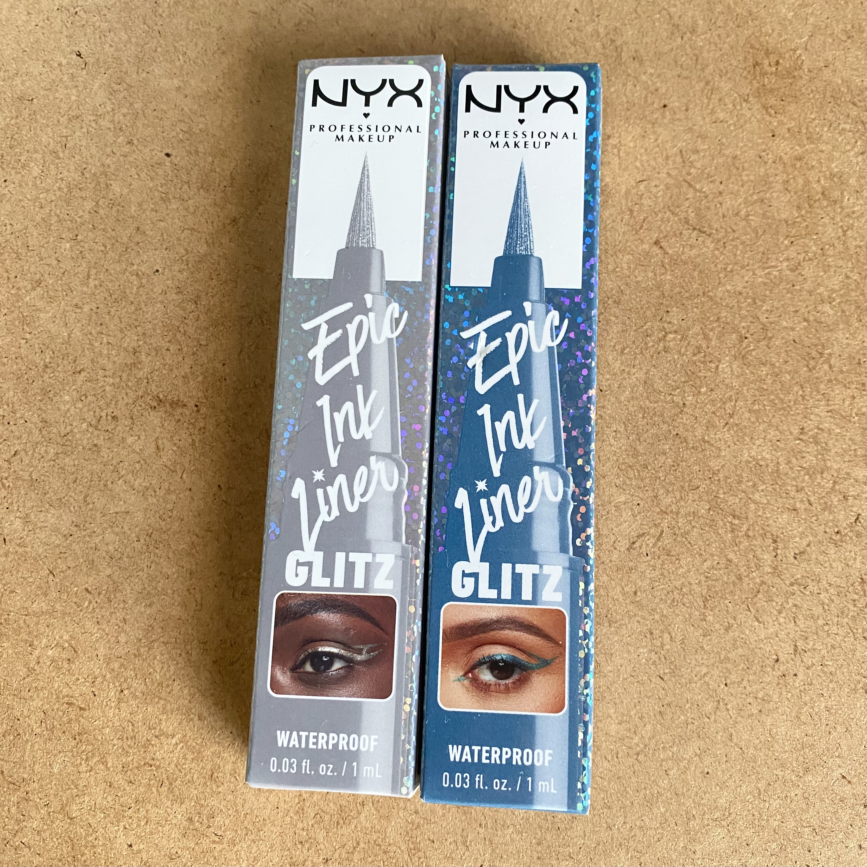 美国NYX Epic Ink Glitz极细亮采眼线笔彩色眼线液持久不晕染防水