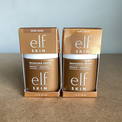 美国elf 新Bronzing Drops有色古铜修容液体高光液抗氧化滋润30ml
