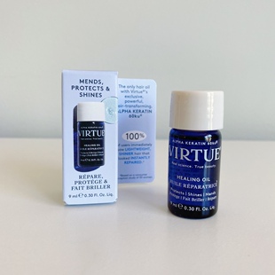 滋养头发 美国VIRTUE Healing oil护发精油9ml小样保湿修护有光泽
