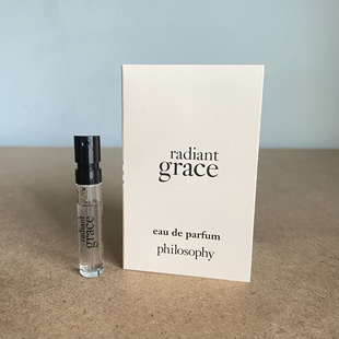 新品 1.2ml小樣 grace濃香水eDP 美國(guó)Philosophy自然哲理Radiant