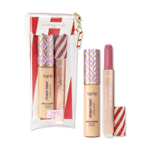限定套装！Tarte shape tape/creamy遮瑕液22N+果汁唇膏