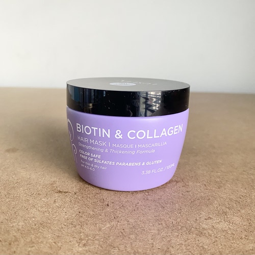 现货！美国luseta beauty biotin & collagen护色发膜护发素100ml