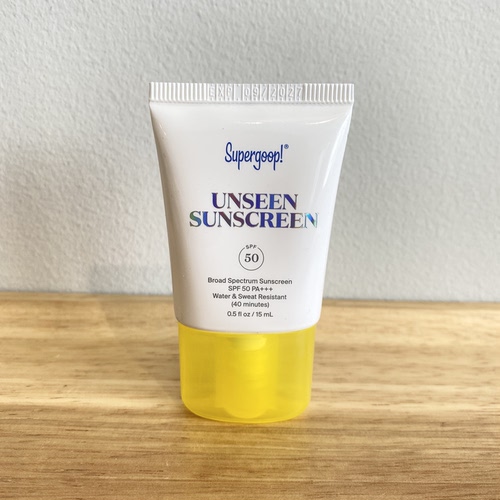 美国Supergoop unseen透明无感防晒霜spf50隐形毛孔抗氧15ml1.5ml