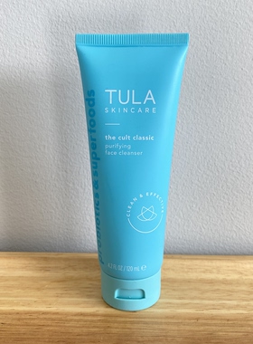 美国TULA益生菌洁面乳120ml30ml平衡水油洗面奶 油皮痘肌温和控油