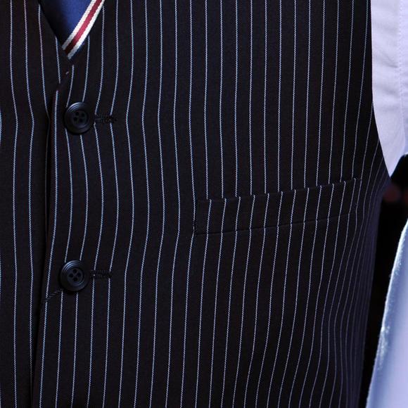 日系男士西装马甲背心衬衫孤品羊毛毛呢修身大码坎肩发型师修身